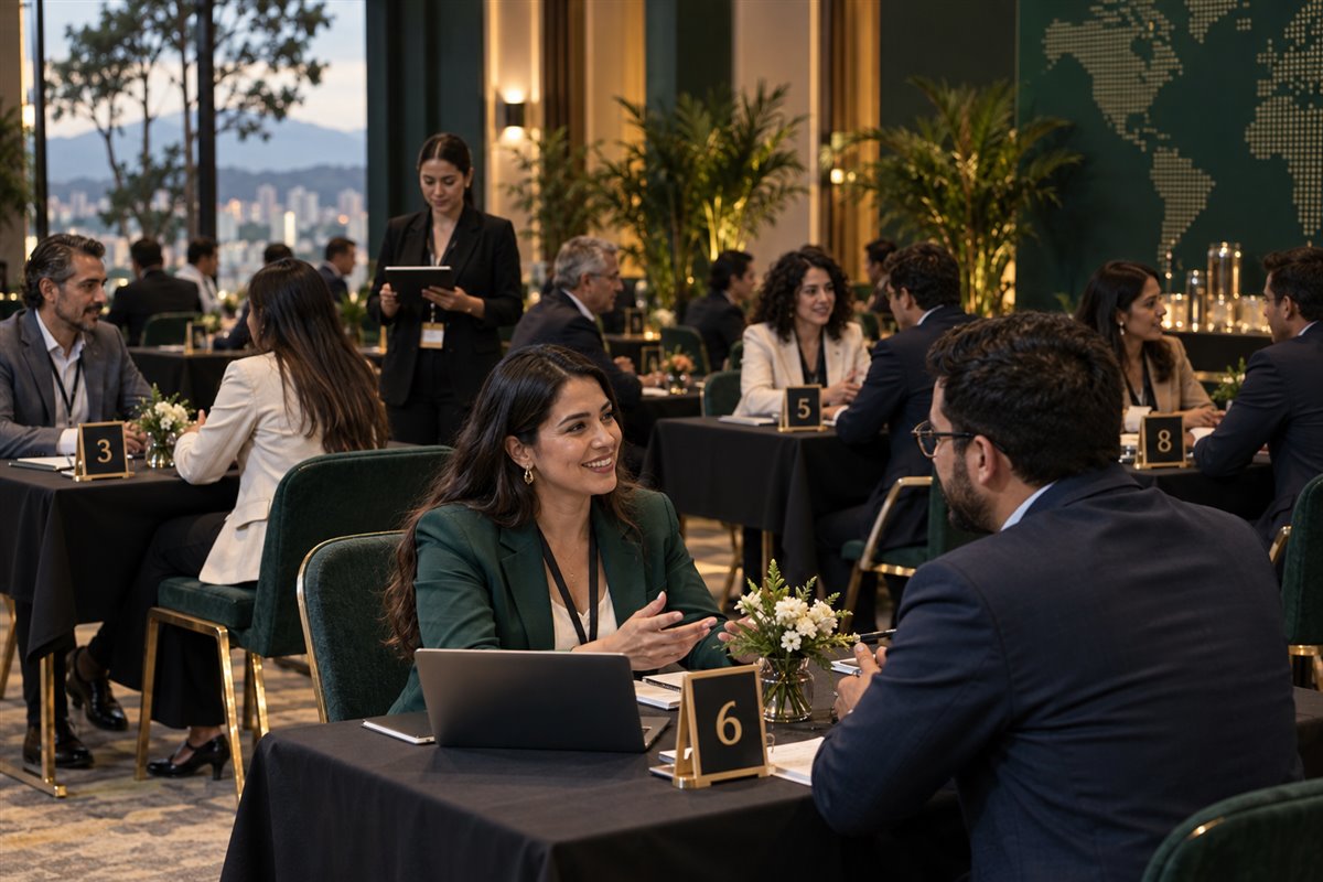 Reuniones organizadas entre compradores y proveedores